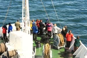 mensen op voorplecht